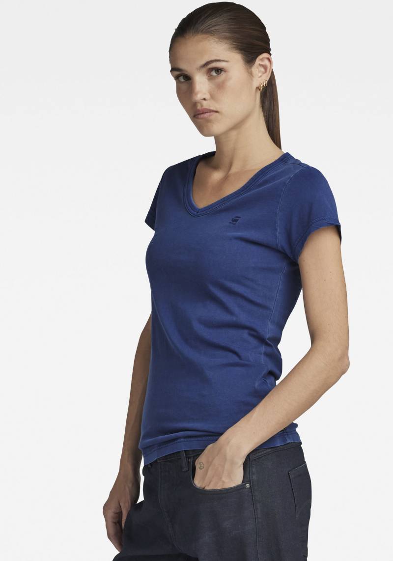 G-STAR V-Shirt »Eyben Slim Top«, mit kleinem G-Star RAW Logoprint auf der Brust von G-Star