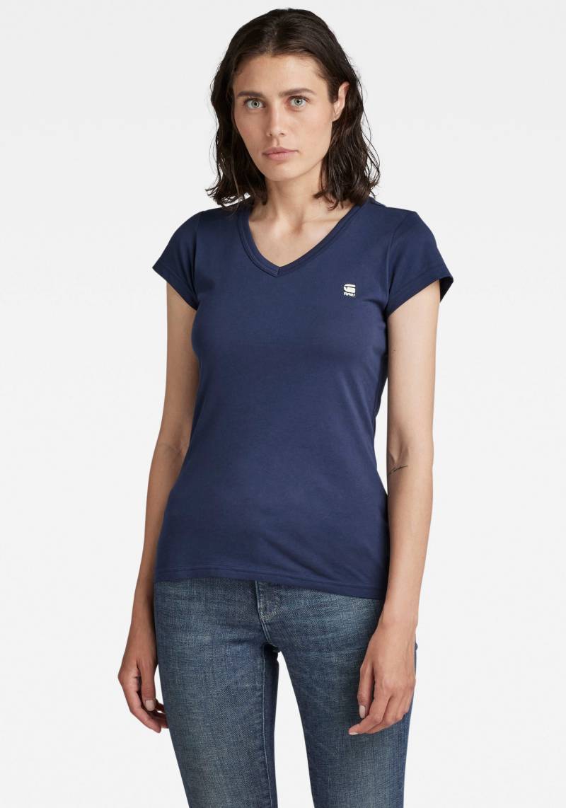 G-STAR V-Shirt »Eyben Slim Top«, mit kleinem G-Star RAW Logoprint auf der Brust von G-Star