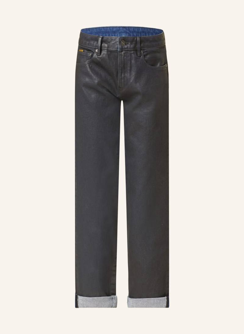 G-Star Coated Boyfriend Jeans Kate schwarz von G-Star