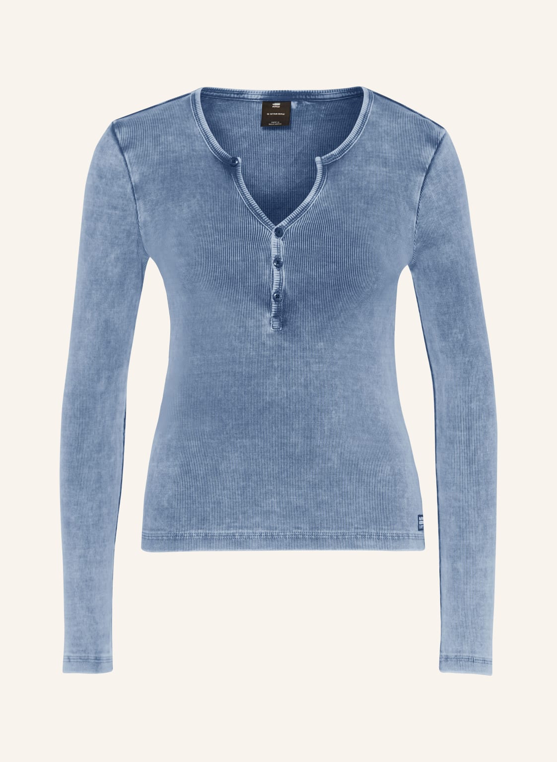 G-Star Raw Henley-Shirt blau von G-Star Raw