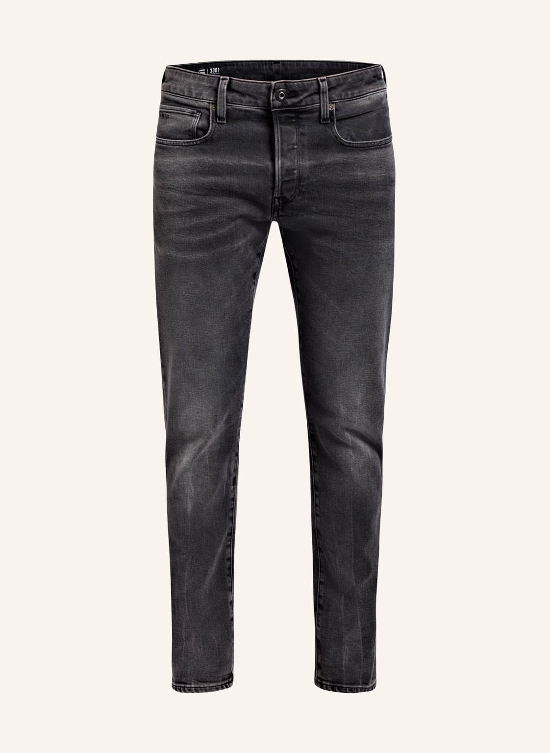 G-Star Raw Jeans 3301 Slim Fit schwarz von G-Star Raw