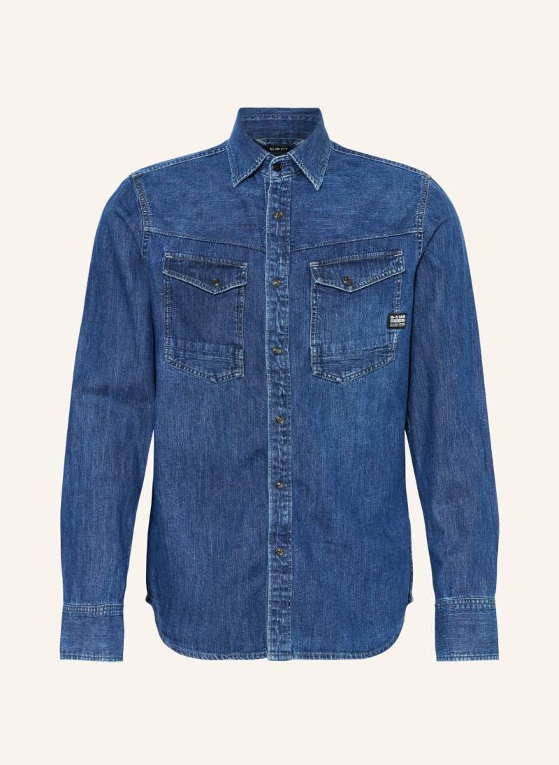 G-Star Raw Jeans-Overshirt blau von G-Star Raw