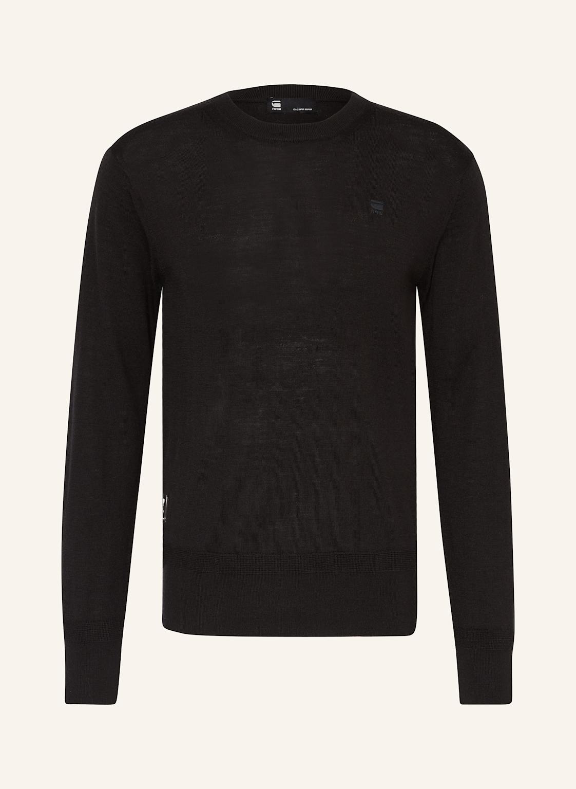 G-Star Raw Pullover Aus Merinowolle schwarz von G-Star Raw