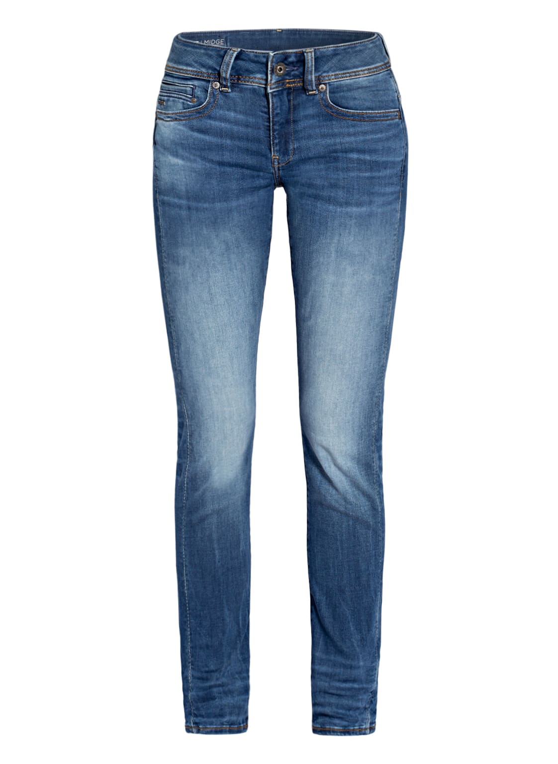 G-Star Raw Straight Jeans Midge blau von G-Star Raw