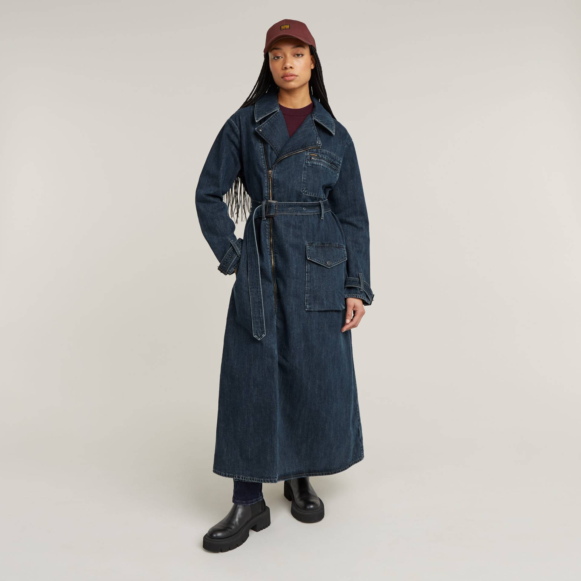 G-STAR Bikerjacke »Long Biker Trench«, mit verstellbarem Taillengürtel G-STAR Bikerjacke »Long Biker Trench«, mit verstellbarem Taillengürtel von G-Star