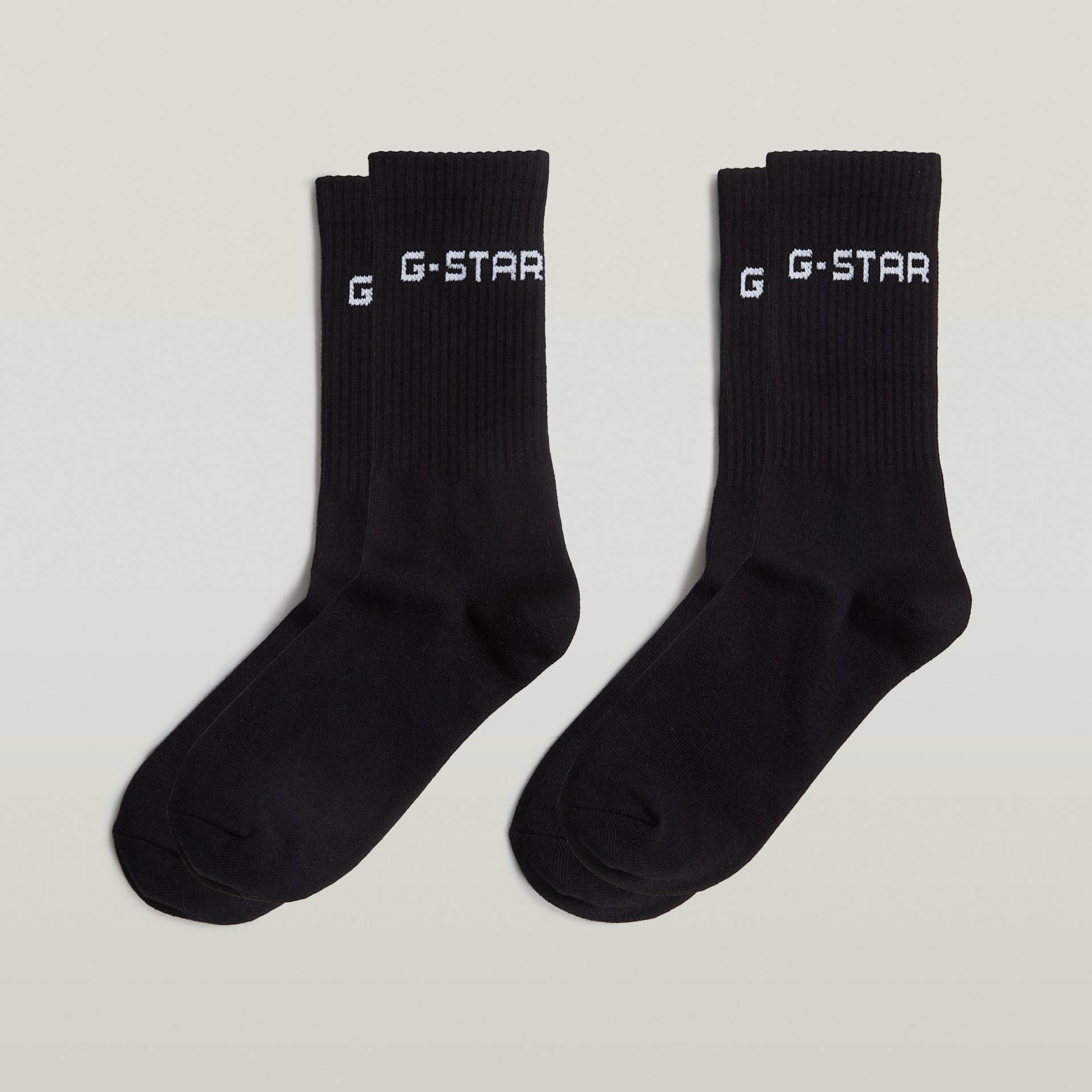 G-STAR Socken »Sport Socken 2-Pack«, (Packung, 2 Paar), mit Logo-Strick