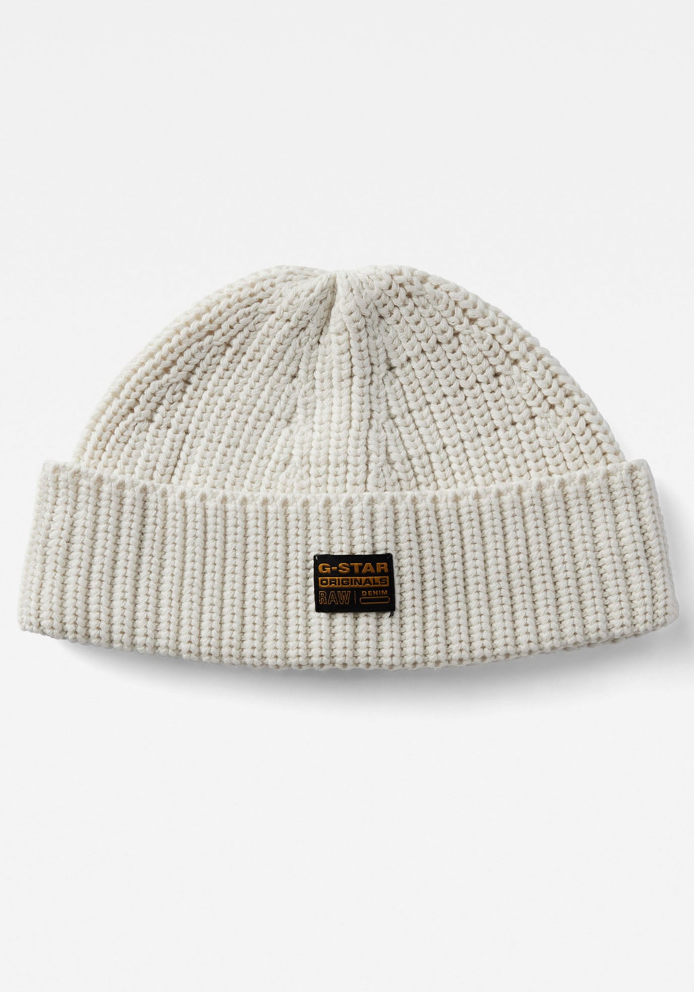 G-STAR Strickmütze »Originals Fisherman Beanie«, mit Label von G-Star