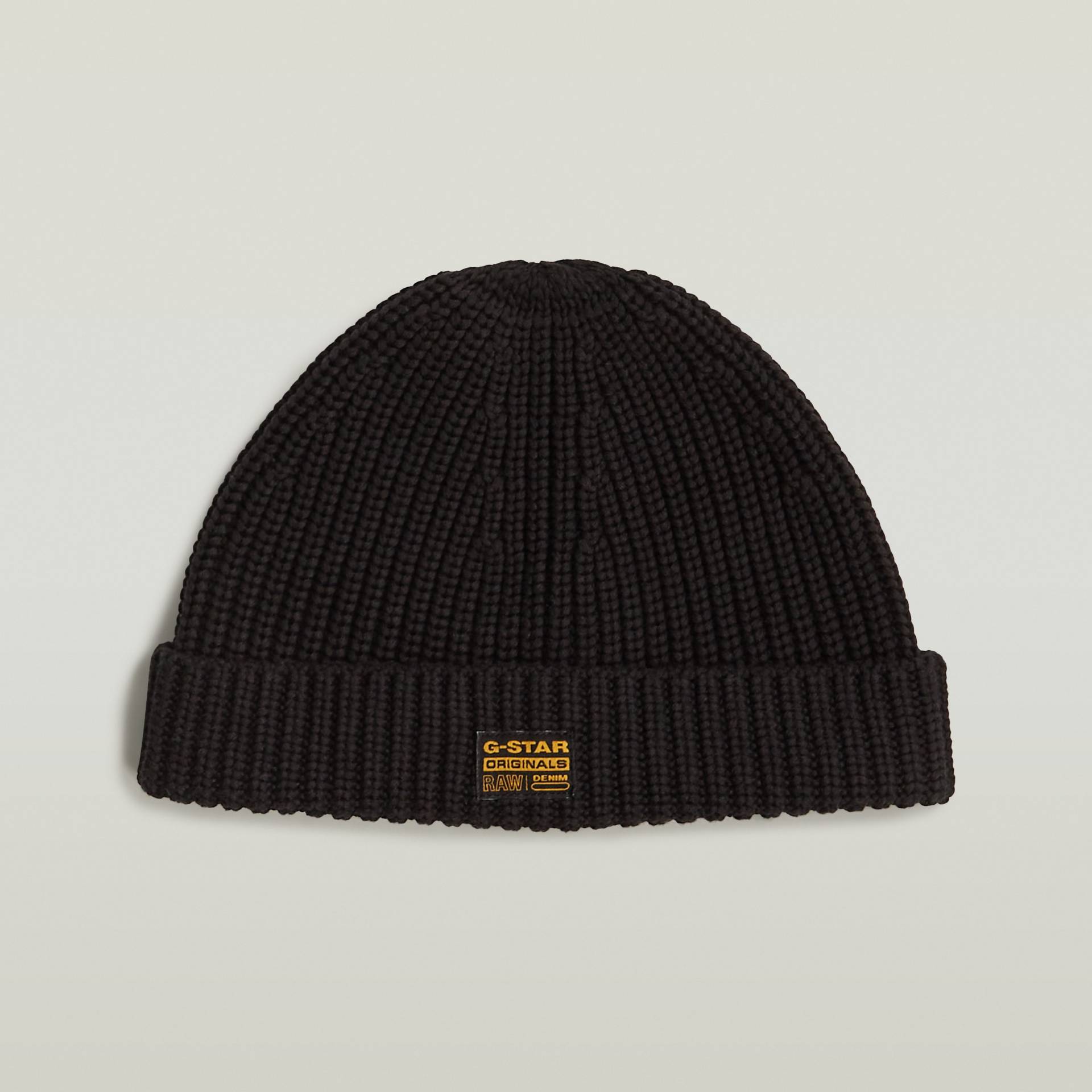 G-STAR Strickmütze »Originals Fisherman Beanie«, mit Label von G-Star