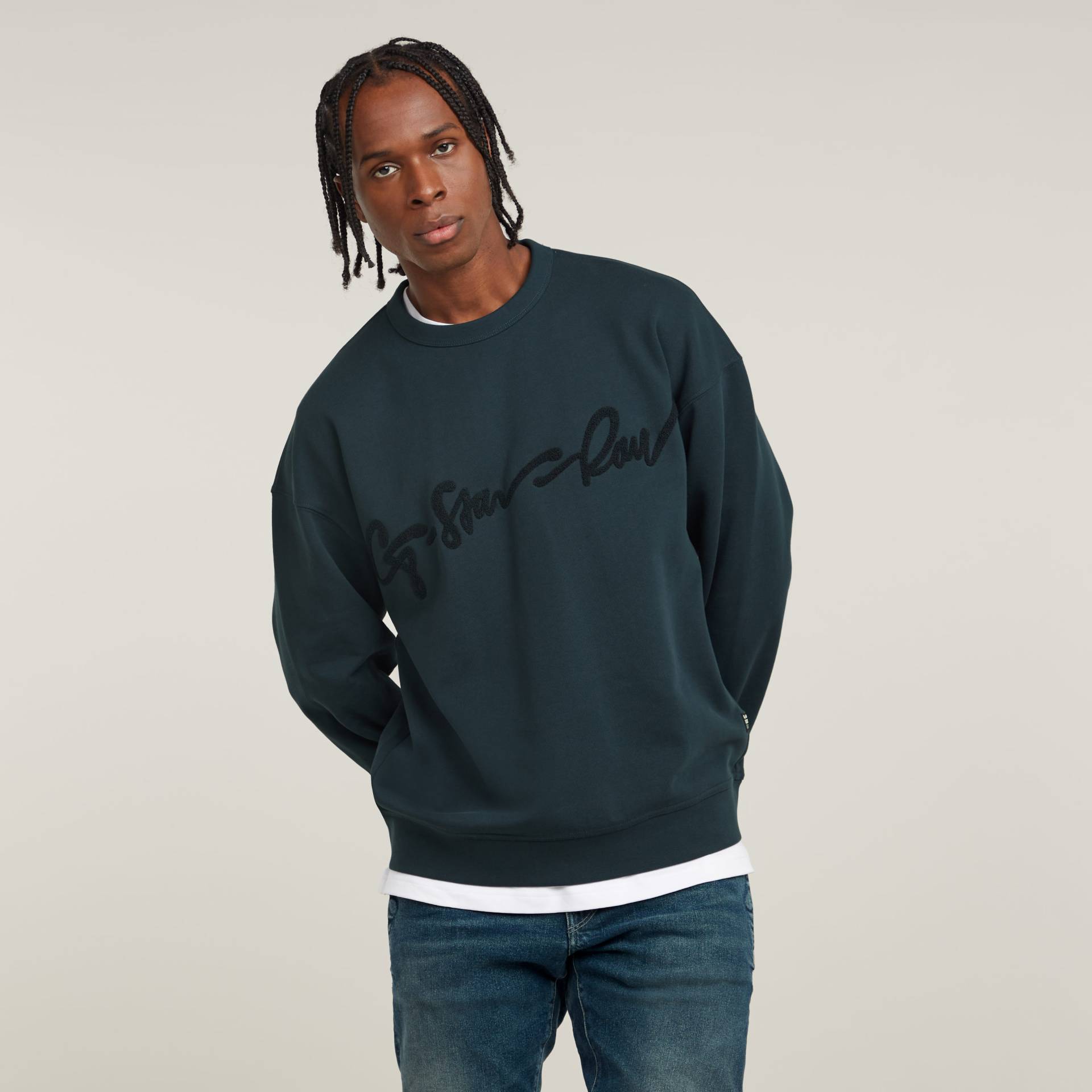 G-STAR Sweatshirt »Chenille G-script Loose« G-STAR Sweatshirt »Chenille G-script Loose« von G-Star