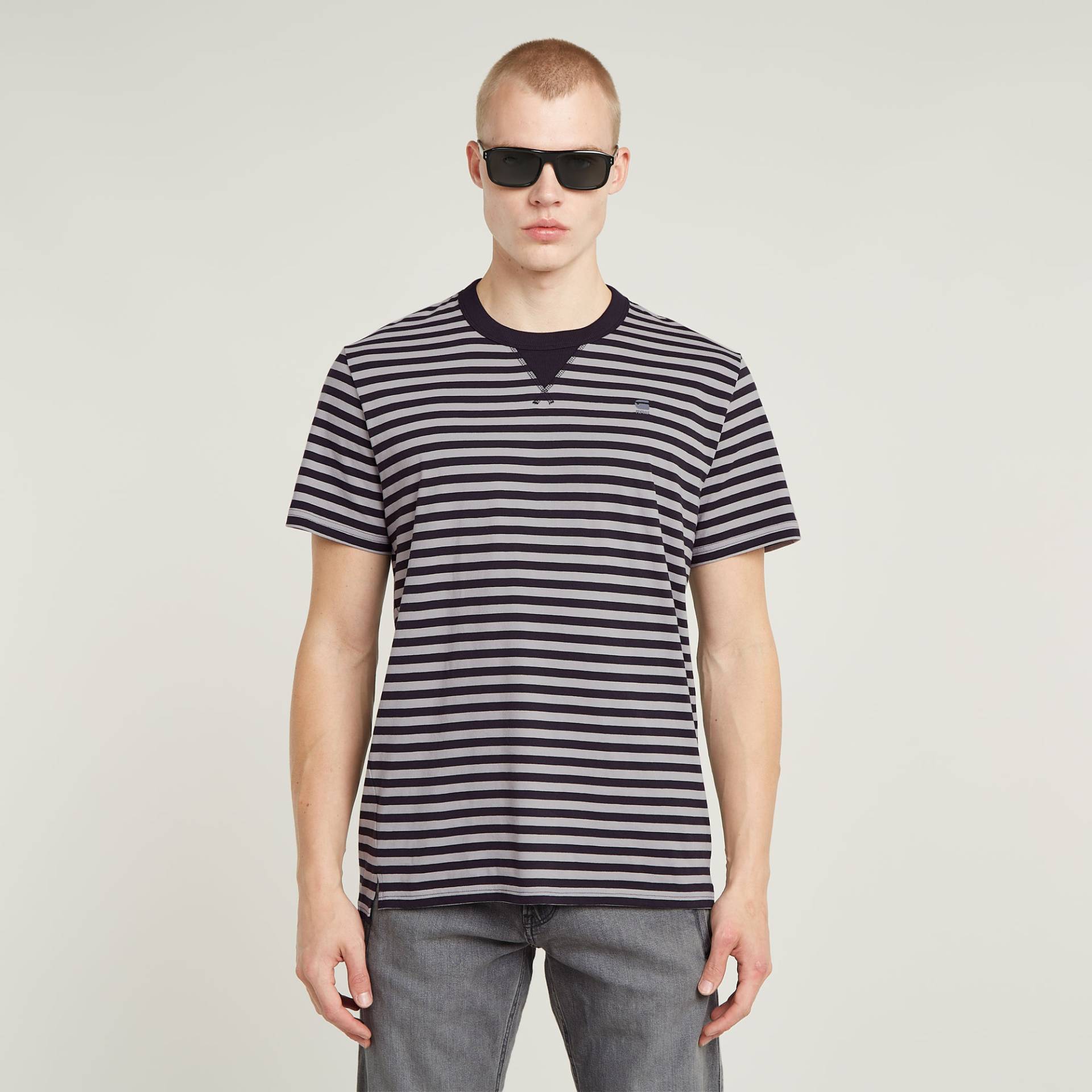 G-STAR T-Shirt »Nifous Stripe«, mit geripptem Einsatz vorne G-STAR T-Shirt »Nifous Stripe«, mit geripptem Einsatz vorne von G-Star