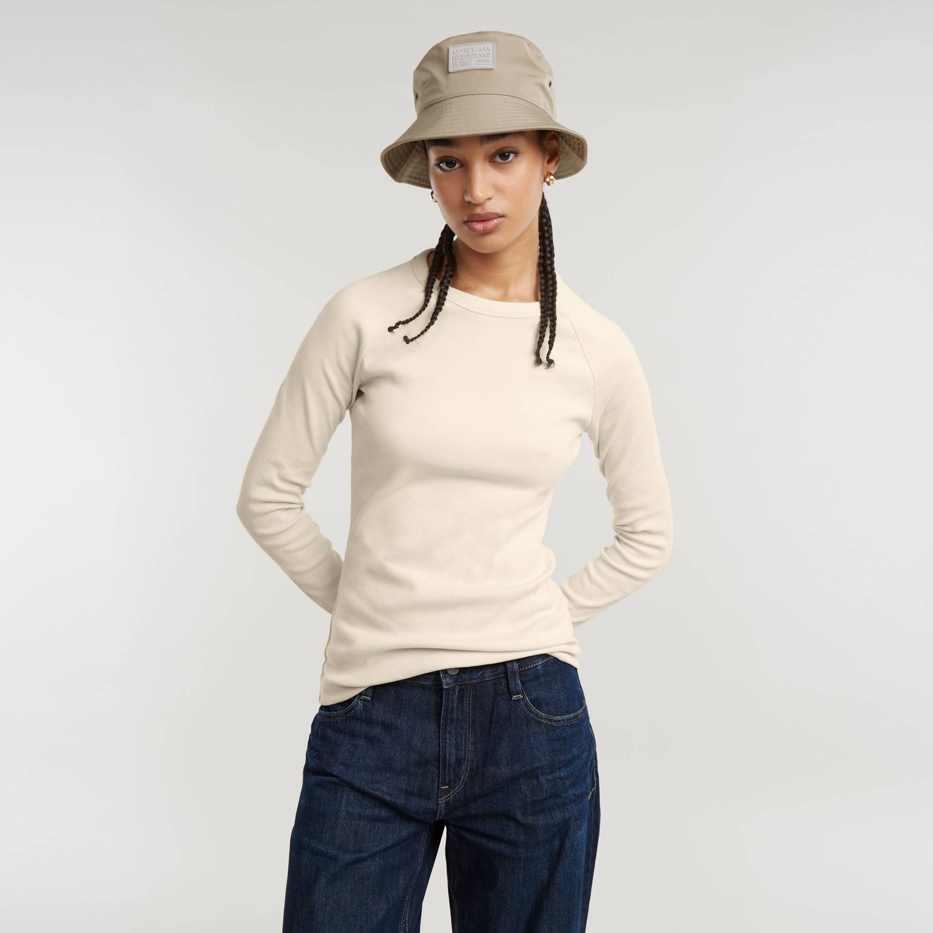 G-STAR T-Shirt »Slim Rib Keyhole«, mit Cut-Out hinten G-STAR T-Shirt »Slim Rib Keyhole«, mit Cut-Out hinten von G-Star