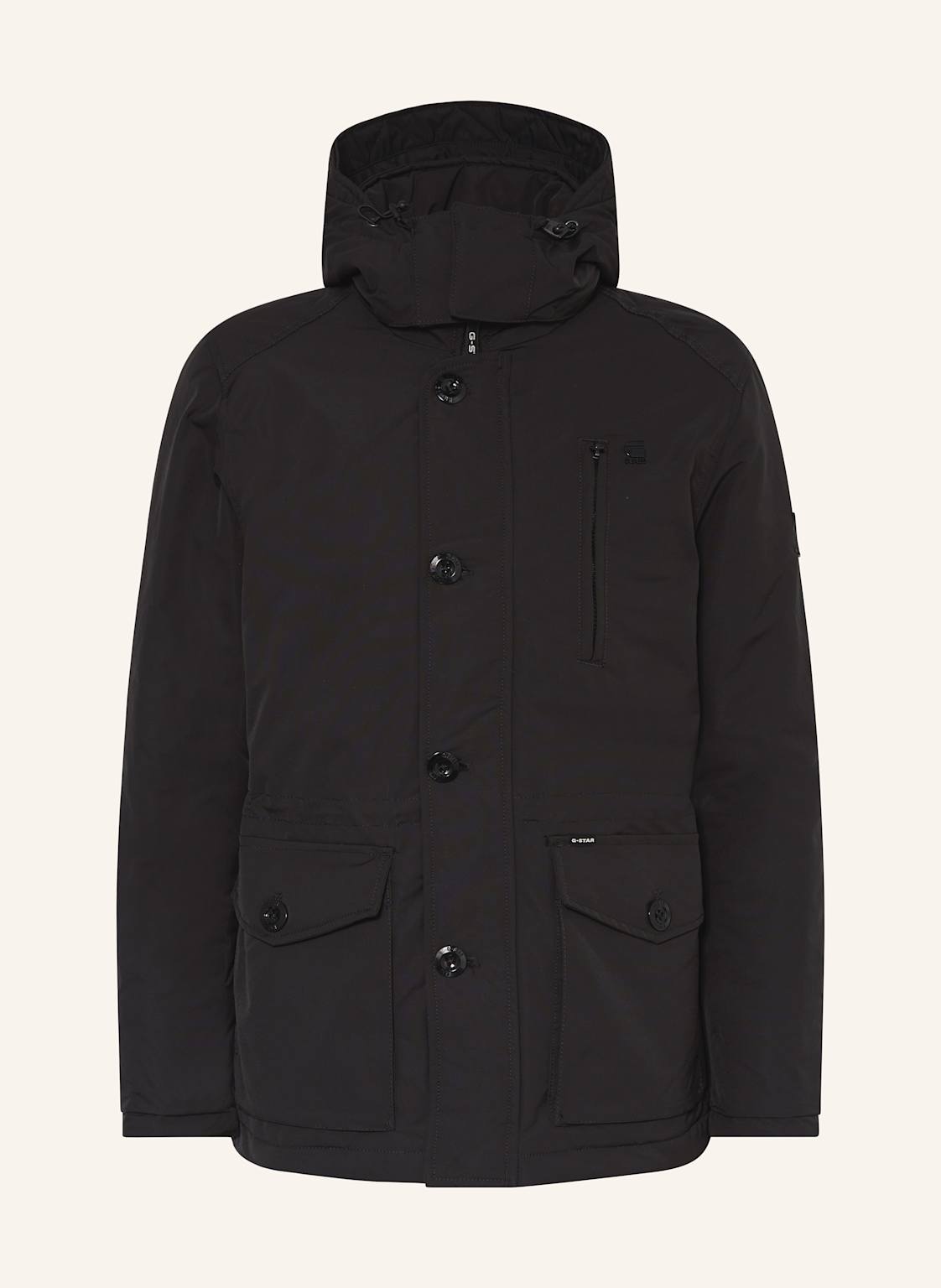 G-Star Parka Vodan Mit Abnehmbarer Kapuze schwarz G-Star Parka Vodan Mit Abnehmbarer Kapuze schwarz von G-Star