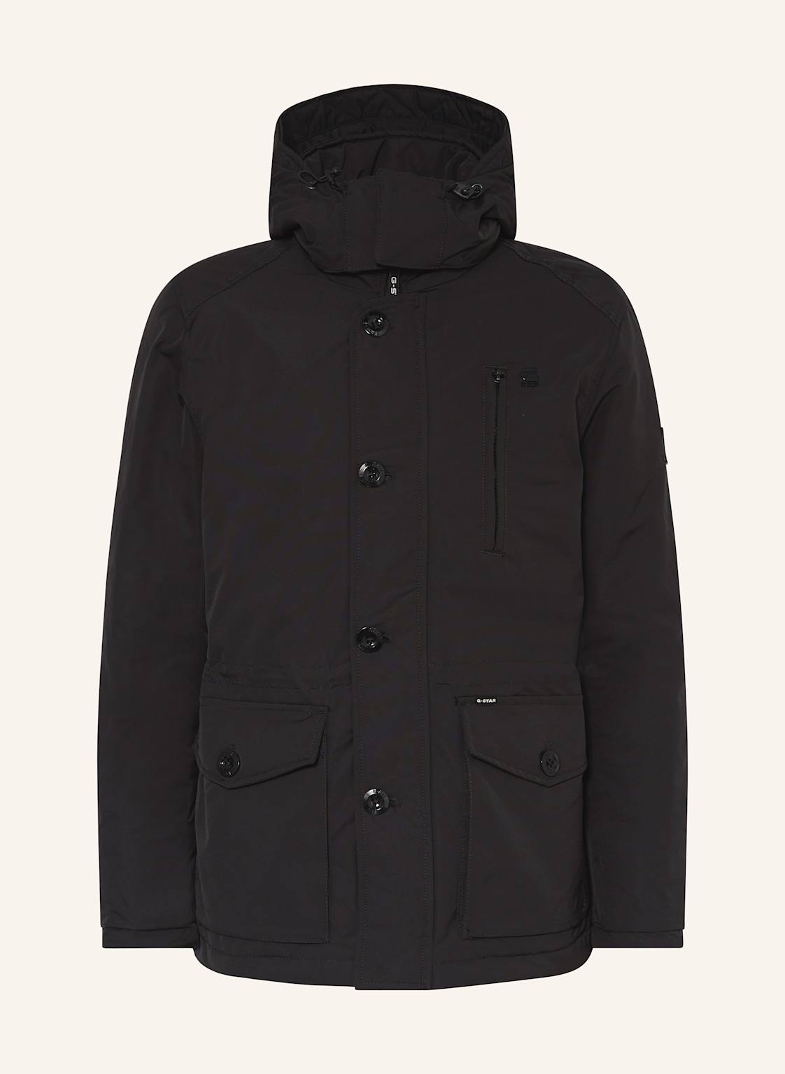 G-Star Parka Vodan Mit Abnehmbarer Kapuze schwarz von G-Star