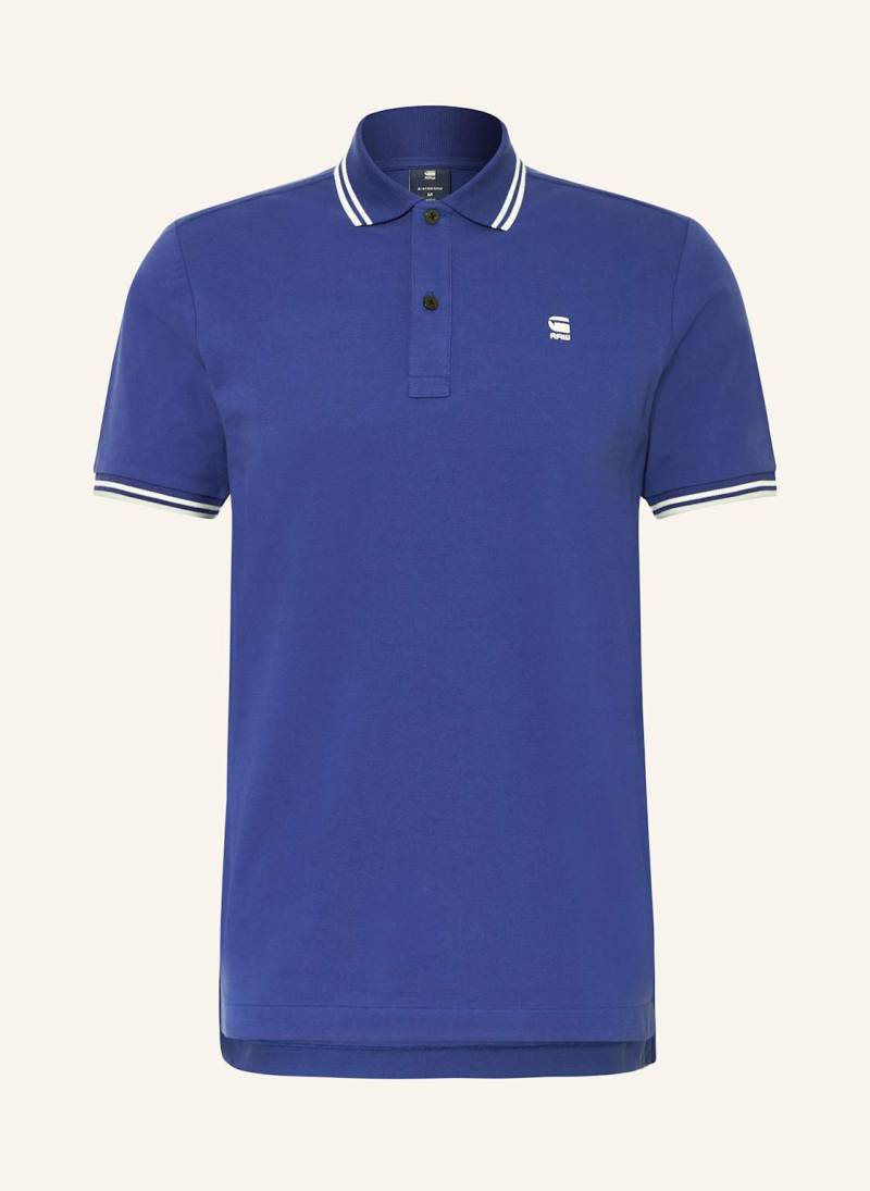 G-Star Piqué-Poloshirt Dunda blau von G-Star