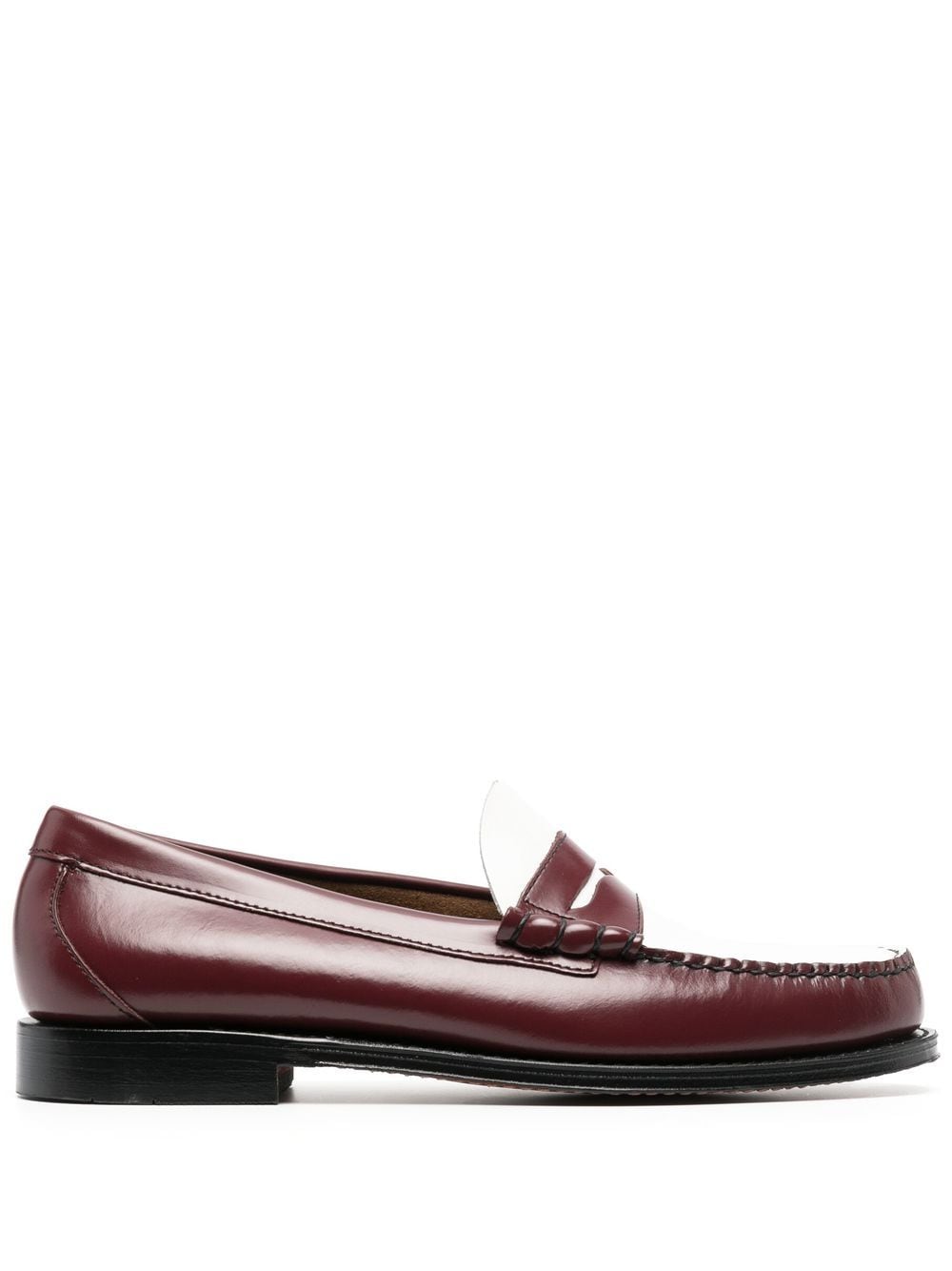 G.H. Bass & Co. two-tone loafers - White