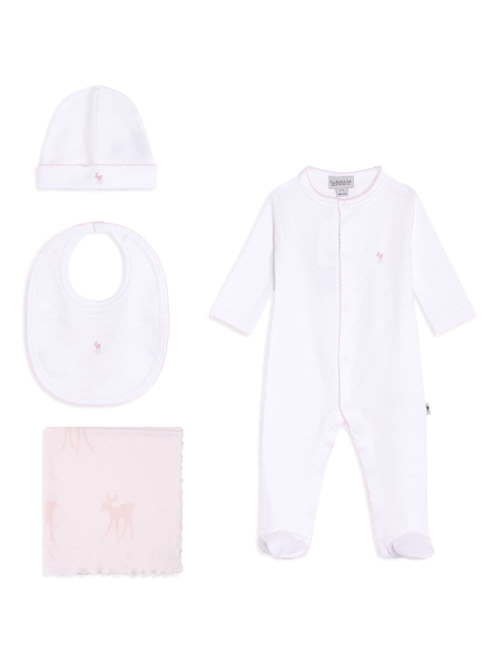 G.H. Hurt&Son Kids Fawn babygrow set - White von G.H. Hurt&Son Kids