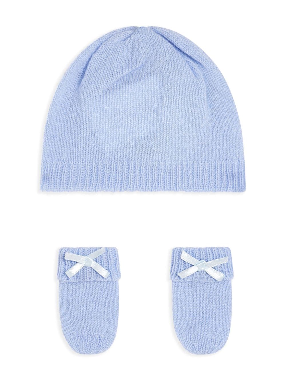 G.H. Hurt&Son Kids cashmere beanie and mittens set - Blue von G.H. Hurt&Son Kids