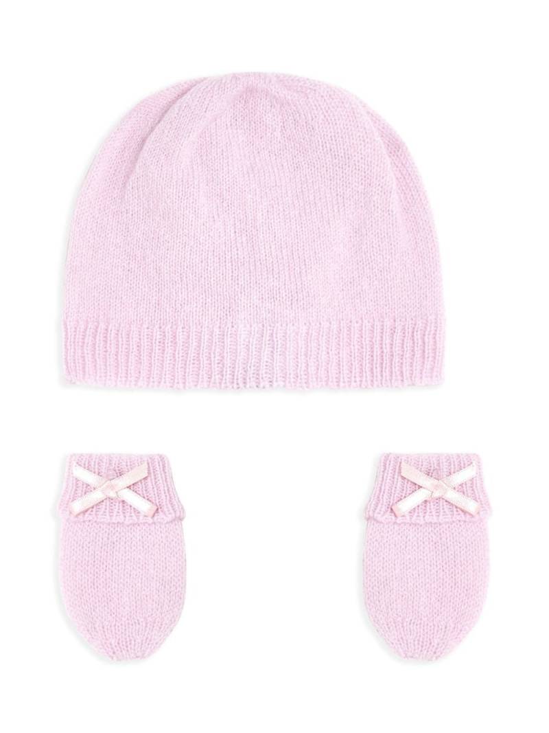 G.H. Hurt&Son Kids cashmere beanie and mittens set - Pink von G.H. Hurt&Son Kids