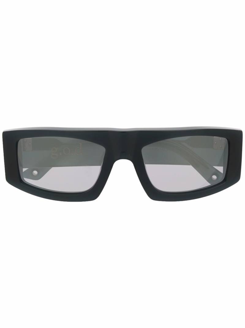 G.O.D Eyewear SEVEN rectangular sunglasses - Green von G.O.D Eyewear