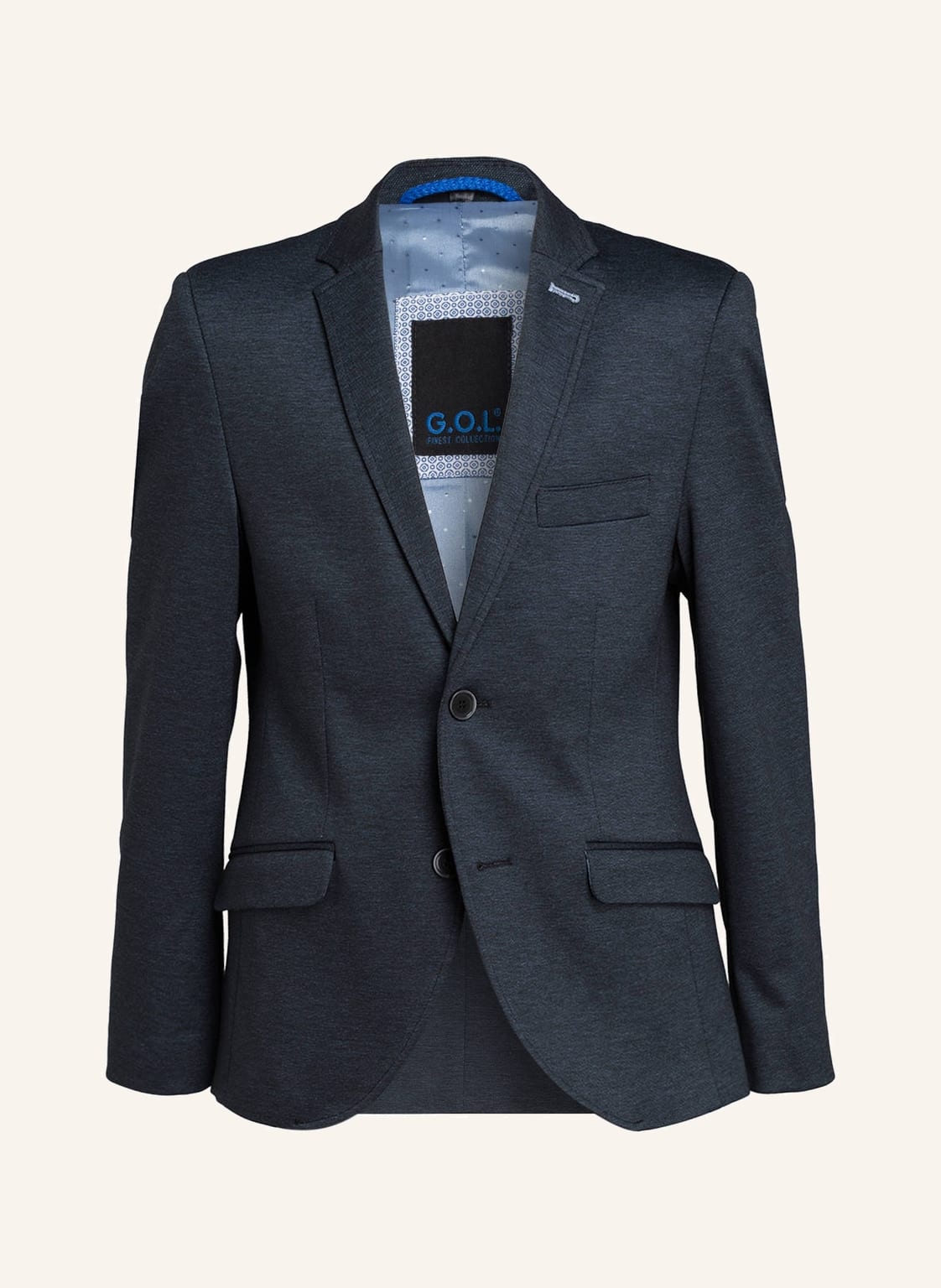 G.O.L. Finest Collection Jerseysakko Super Slim Fit blau von G.O.L. FINEST COLLECTION