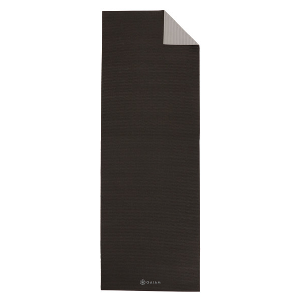 GAIAM - 6 mm Premium 2-Color Yoga Mat - Yogamatte Gr 61 cm x 173 cm x 0,6 cm lila von GAIAM