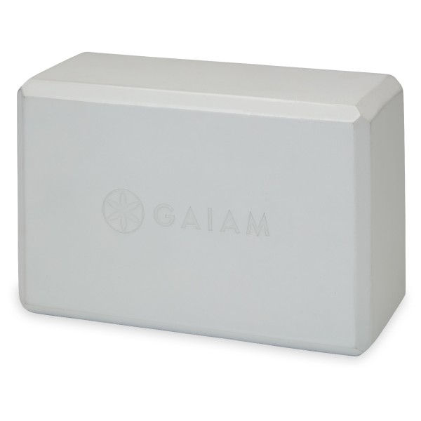 GAIAM - Block - Yogablock Gr 22,9 x 15,2 x 10,1 cm grau von GAIAM