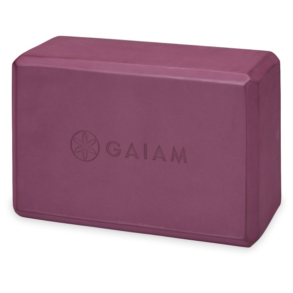 GAIAM - Block - Yogablock Gr 22,9 x 15,2 x 10,1 cm grau von GAIAM