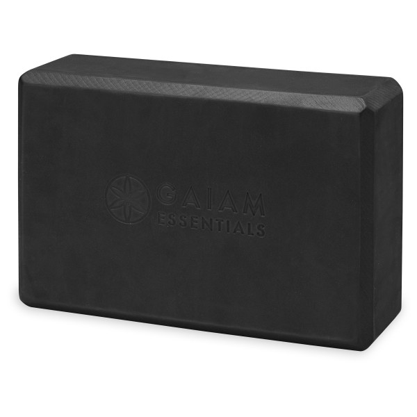 GAIAM - Essentials Yoga Brick - Yogablock Gr 23 cm x 15 cm x 7,6 cm schwarz von GAIAM