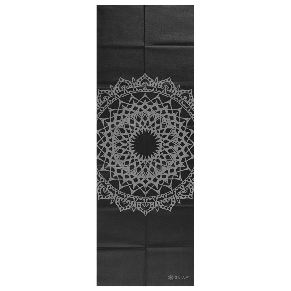 GAIAM - Foldable Performance Yoga Mat 2 mm - Yogamatte Gr 61 cm x 173 cm x 0,2 cm lila;schwarz/grau von GAIAM