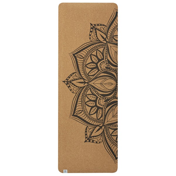 GAIAM - Printed Cork Mandala Yoga Mat Performance - Yogamatte Gr 61 x 173 x 0,5 cm beige von GAIAM