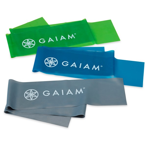 GAIAM - Restore Strength & Flexibility Kit - Fitnessband Gr 3 x 152 cm multicolor von GAIAM