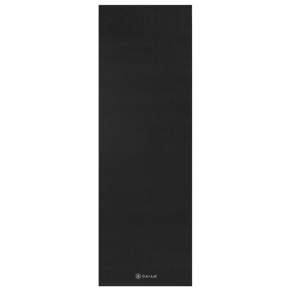 GAIAM - Yoga Mat 4 mm Solid - Yogamatte Gr 62 x 173 x 0,4 cm;63 x 173 x 0,4 cm;65 x 173 x 0,4 cm blau;grau;schwarz von GAIAM