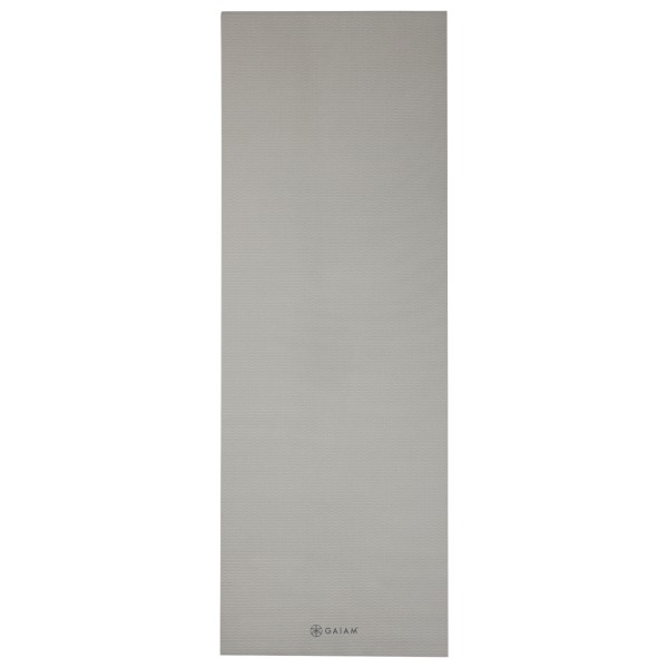 GAIAM - Yoga Mat 5 mm Solid Gr 61 x 173 x 0,5 cm grau von GAIAM