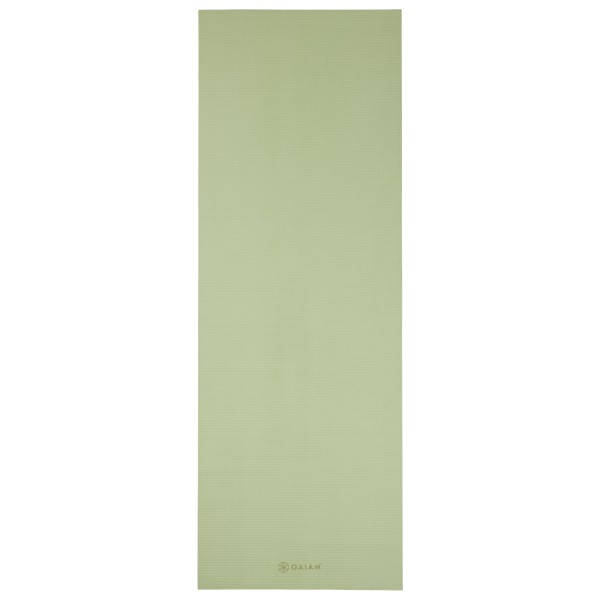 GAIAM - Yoga Mat 5 mm Solid Gr 61 x 173 x 0,5 cm grün von GAIAM