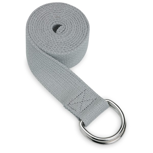 GAIAM - Yoga Strap 6ft - Yogagurt Gr 182,5 cm grau von GAIAM