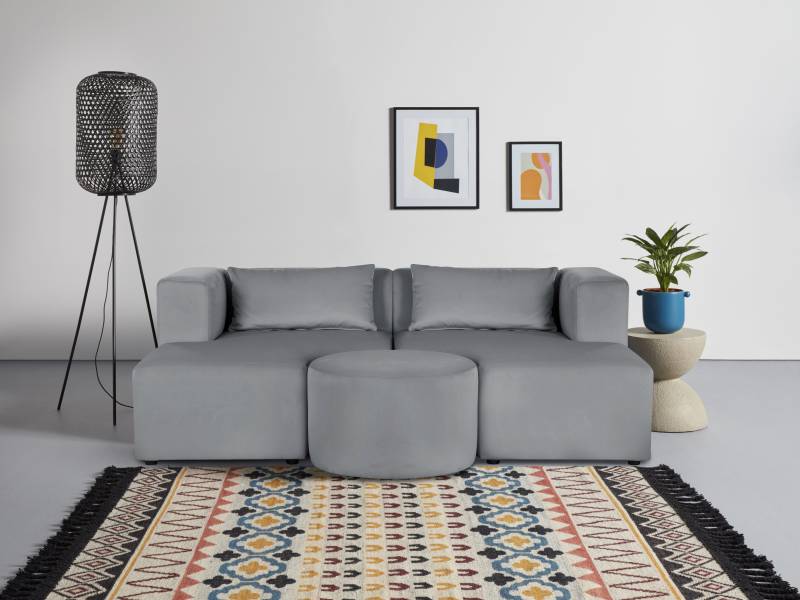 Leonique Sofa »Alexane«, zusammengesetzt aus Modulen, in vielen Bezugsqualitäten und Farben. von Leonique