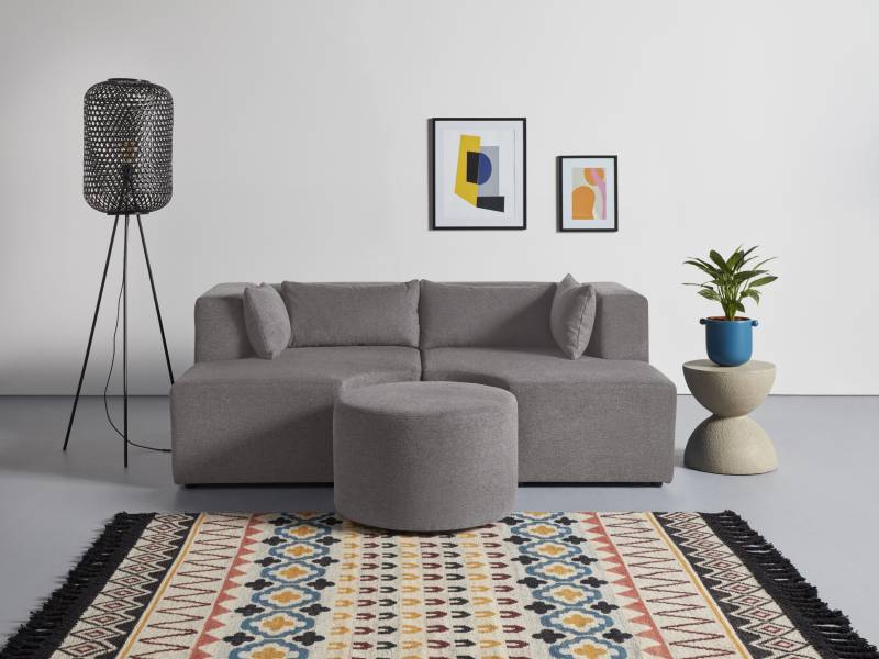 Leonique Sofa »Alexane«, zusammengesetzt aus Modulen, in vielen Bezugsqualitäten und Farben. von Leonique