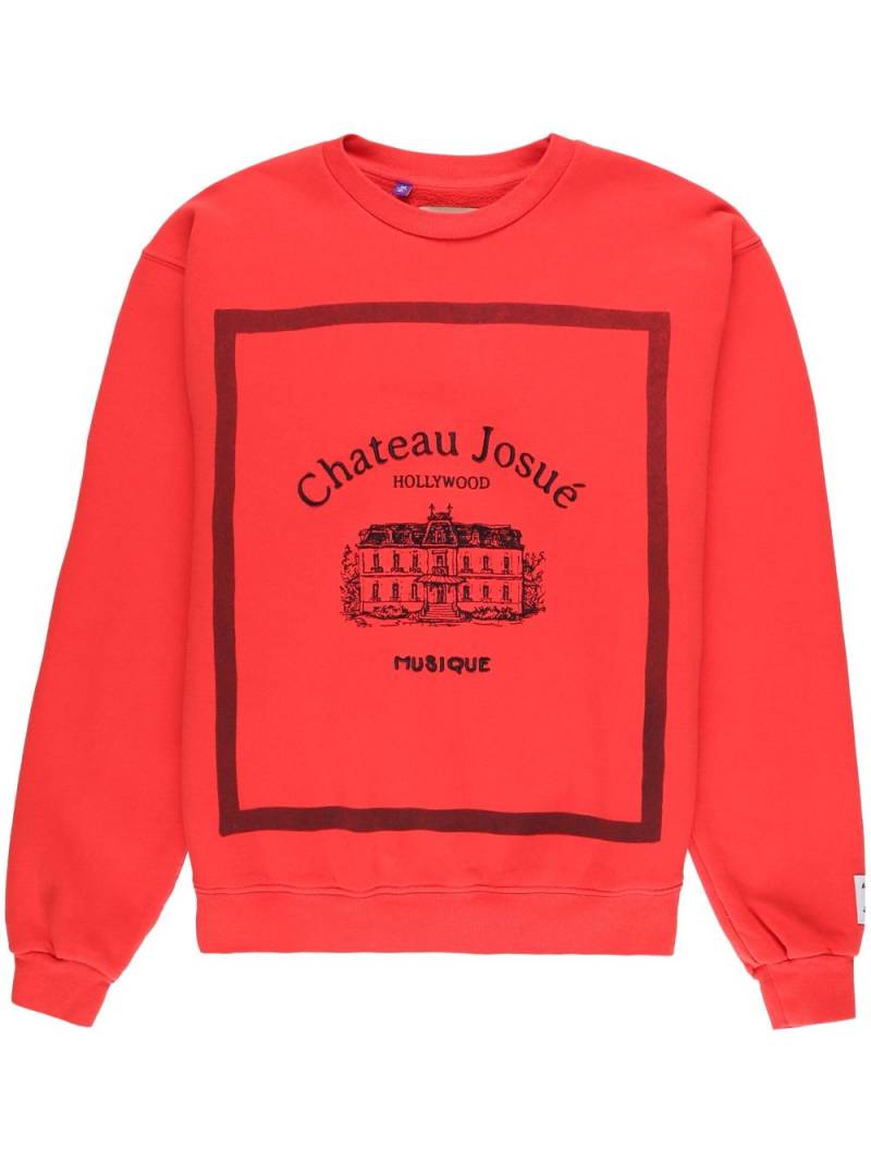 GALLERY DEPT. Musique crew-neck sweatshirt - Red von GALLERY DEPT.