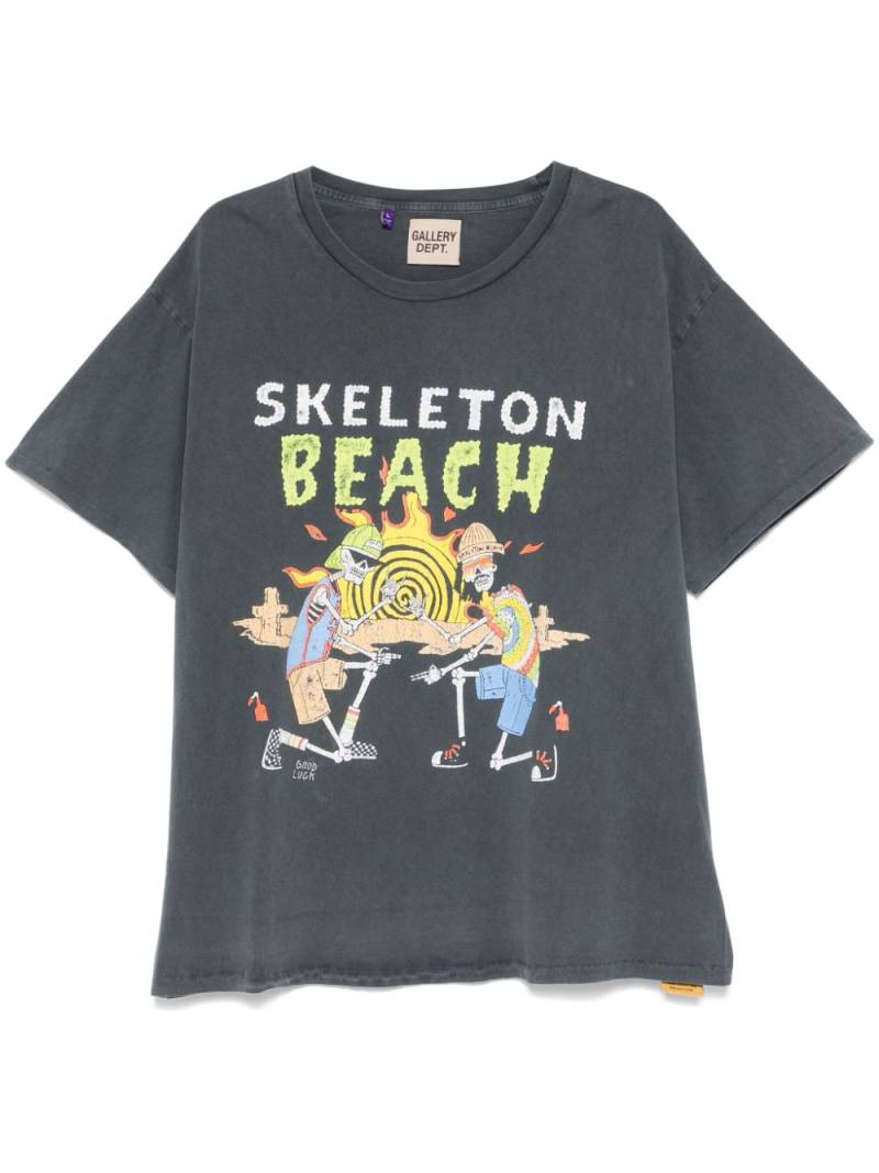 GALLERY DEPT. Skeleton Beach T-shirt - Grey von GALLERY DEPT.