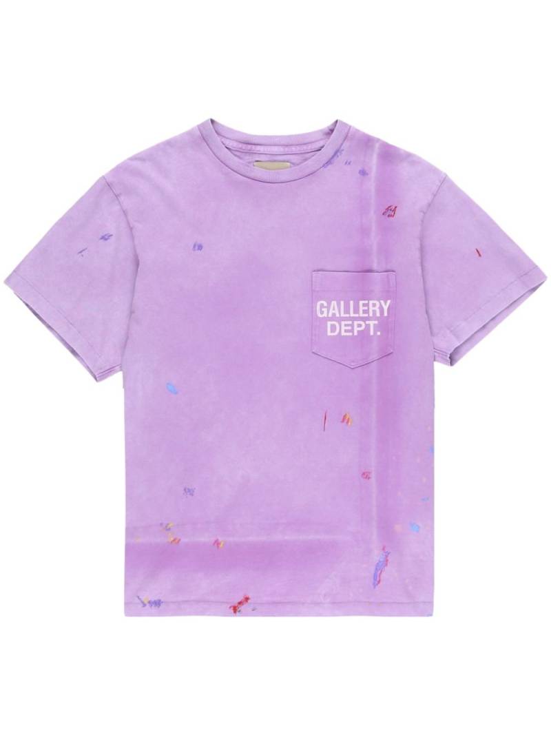 GALLERY DEPT. Vintage Logo Painted cotton T-shirt - Purple von GALLERY DEPT.