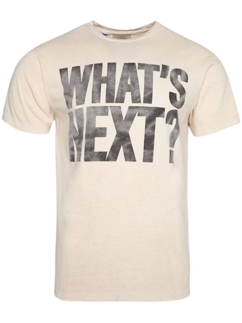 GALLERY DEPT. Whats Next cotton T-shirt - Neutrals von GALLERY DEPT.