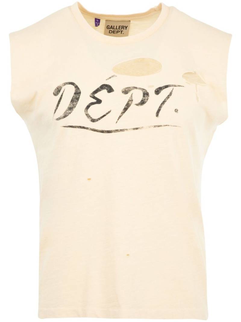 GALLERY DEPT. crew-neck sleeveless T-shirt - Neutrals von GALLERY DEPT.