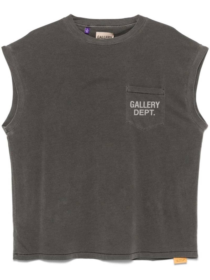 GALLERY DEPT. logo-print sleeveless T-shirt - Grey von GALLERY DEPT.