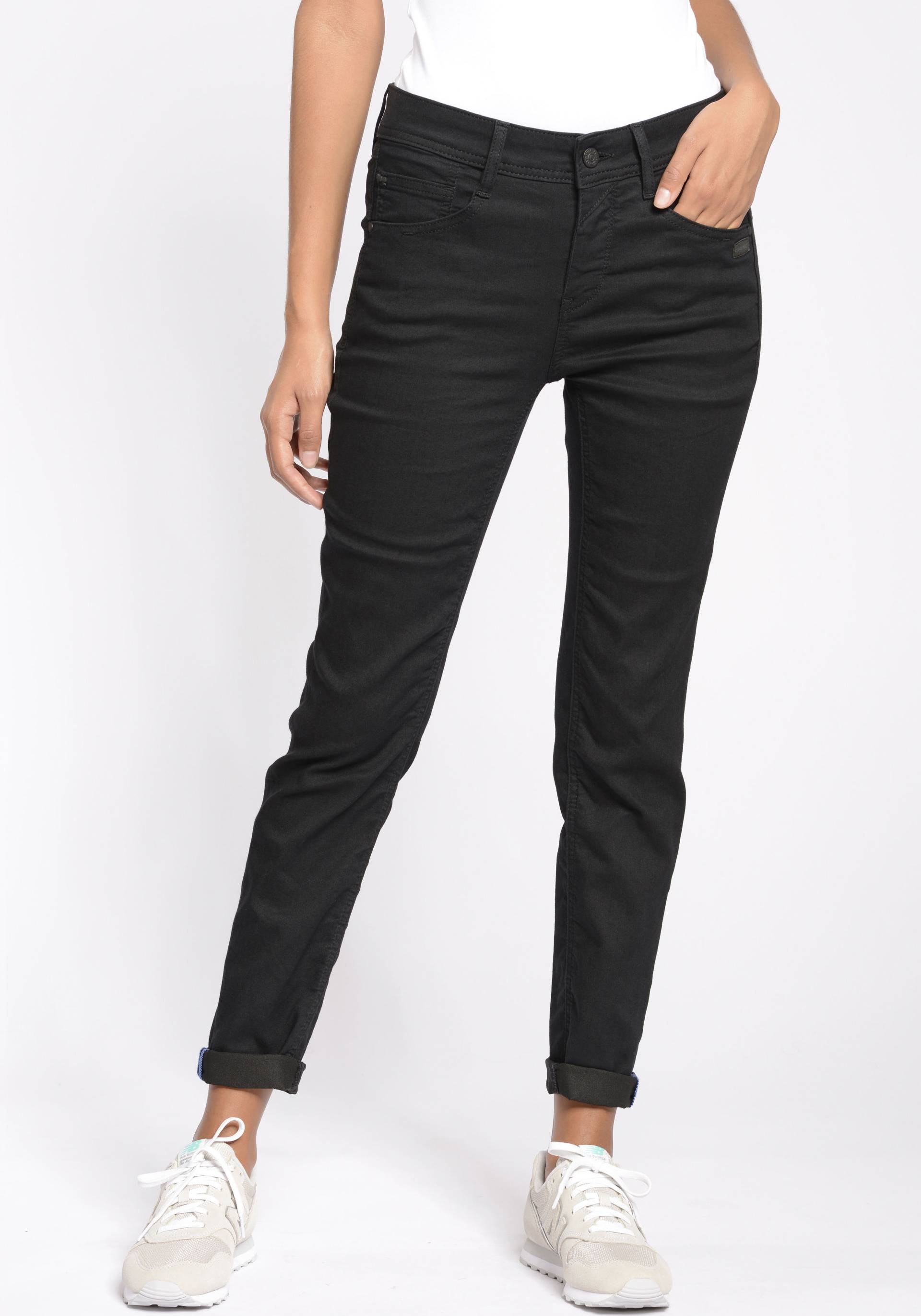 GANG 5-Pocket-Jeans »94AMELIE«, aus Sweatdenim mit schrägen tief sitzenden Gesässtaschen GANG 5-Pocket-Jeans »94AMELIE«, aus Sweatdenim mit schrägen tief sitzenden Gesässtaschen von GANG