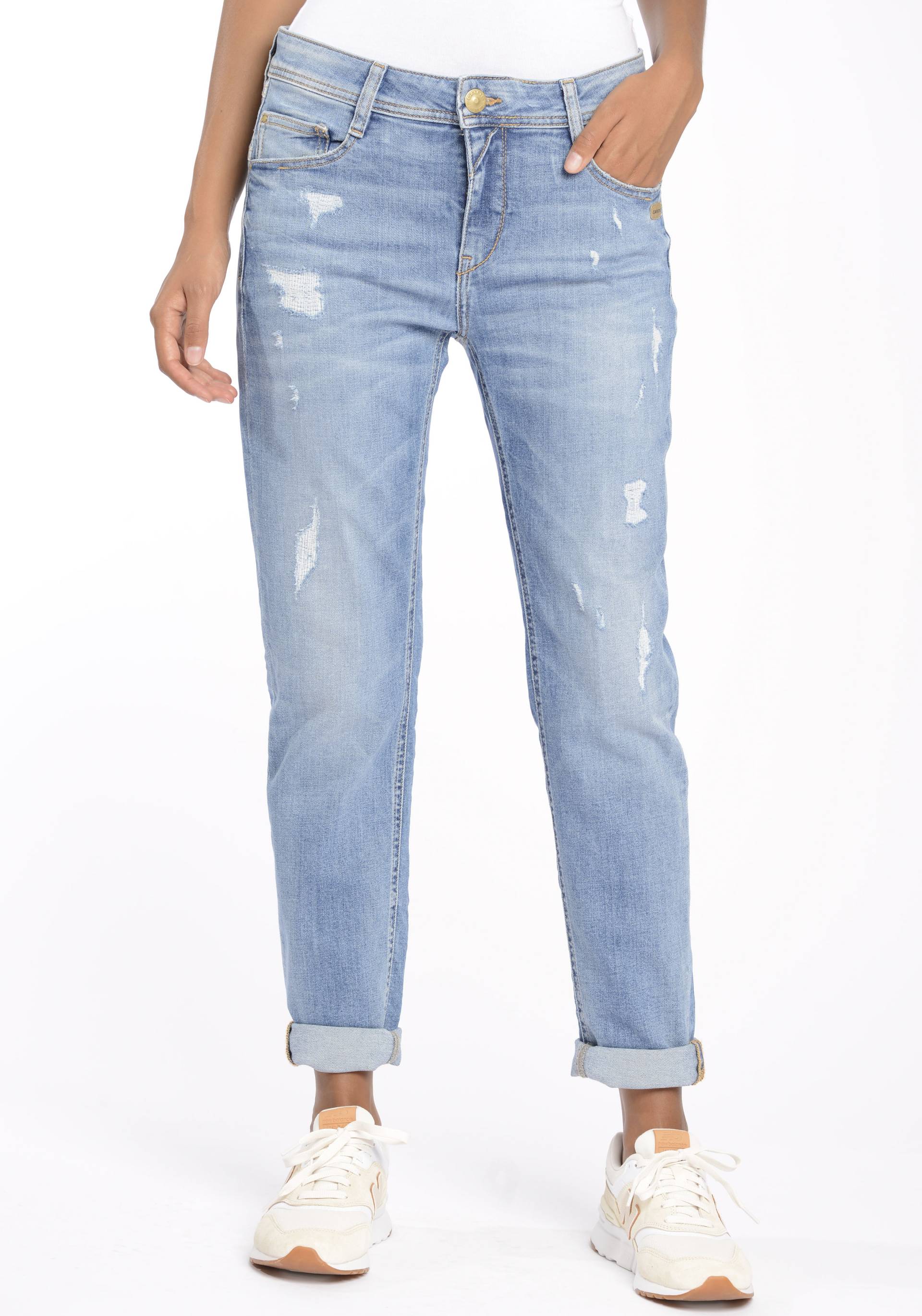 GANG Destroyed-Jeans »94AMELIE«, mit Destroyed-Effekten GANG Destroyed-Jeans »94AMELIE«, mit Destroyed-Effekten von GANG