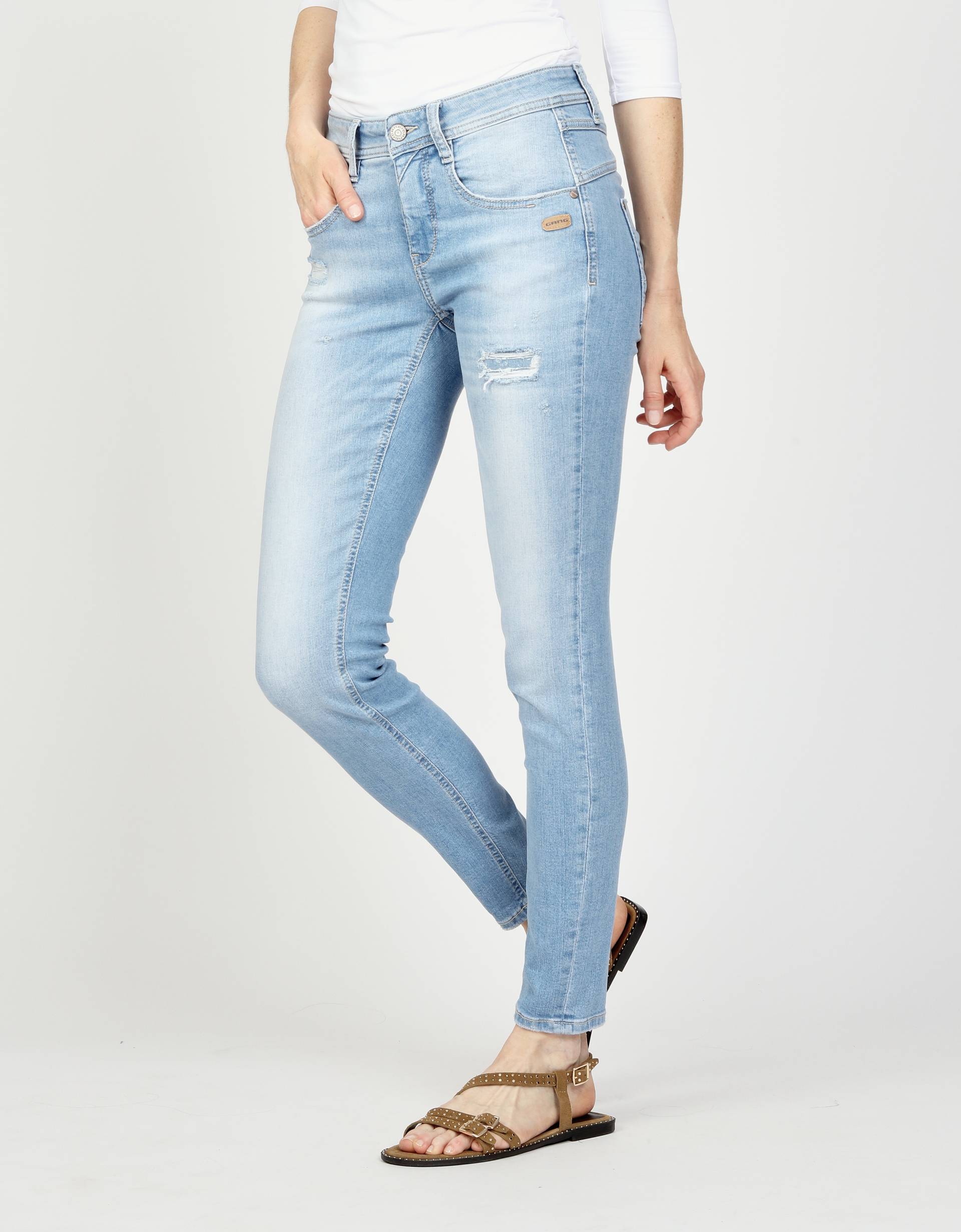 GANG Relax-fit-Jeans »94AMELIE«, mit doppelter rechter Gesässtasche GANG Relax-fit-Jeans »94AMELIE«, mit doppelter rechter Gesässtasche von GANG