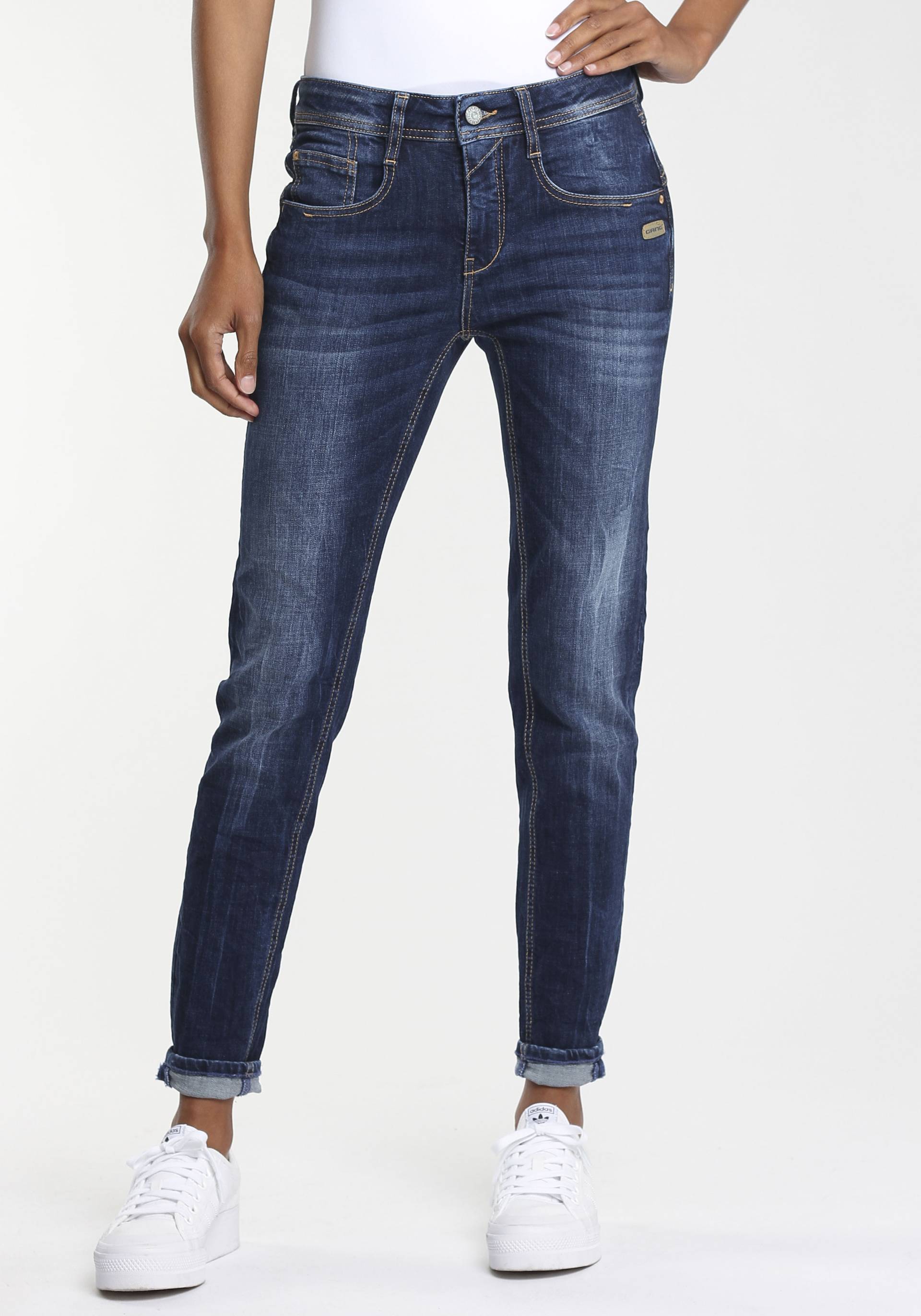 GANG Relax-fit-Jeans »94AMELIE«, mit doppelter rechter Gesässtasche GANG Relax-fit-Jeans »94AMELIE«, mit doppelter rechter Gesässtasche von GANG