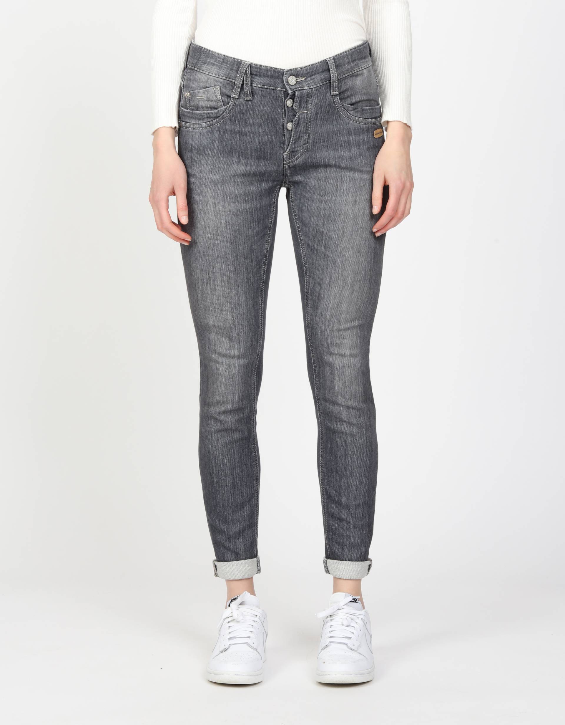 GANG Relax-fit-Jeans »94GERDA«, mit halb offener Knopfleiste GANG Relax-fit-Jeans »94GERDA«, mit halb offener Knopfleiste von GANG
