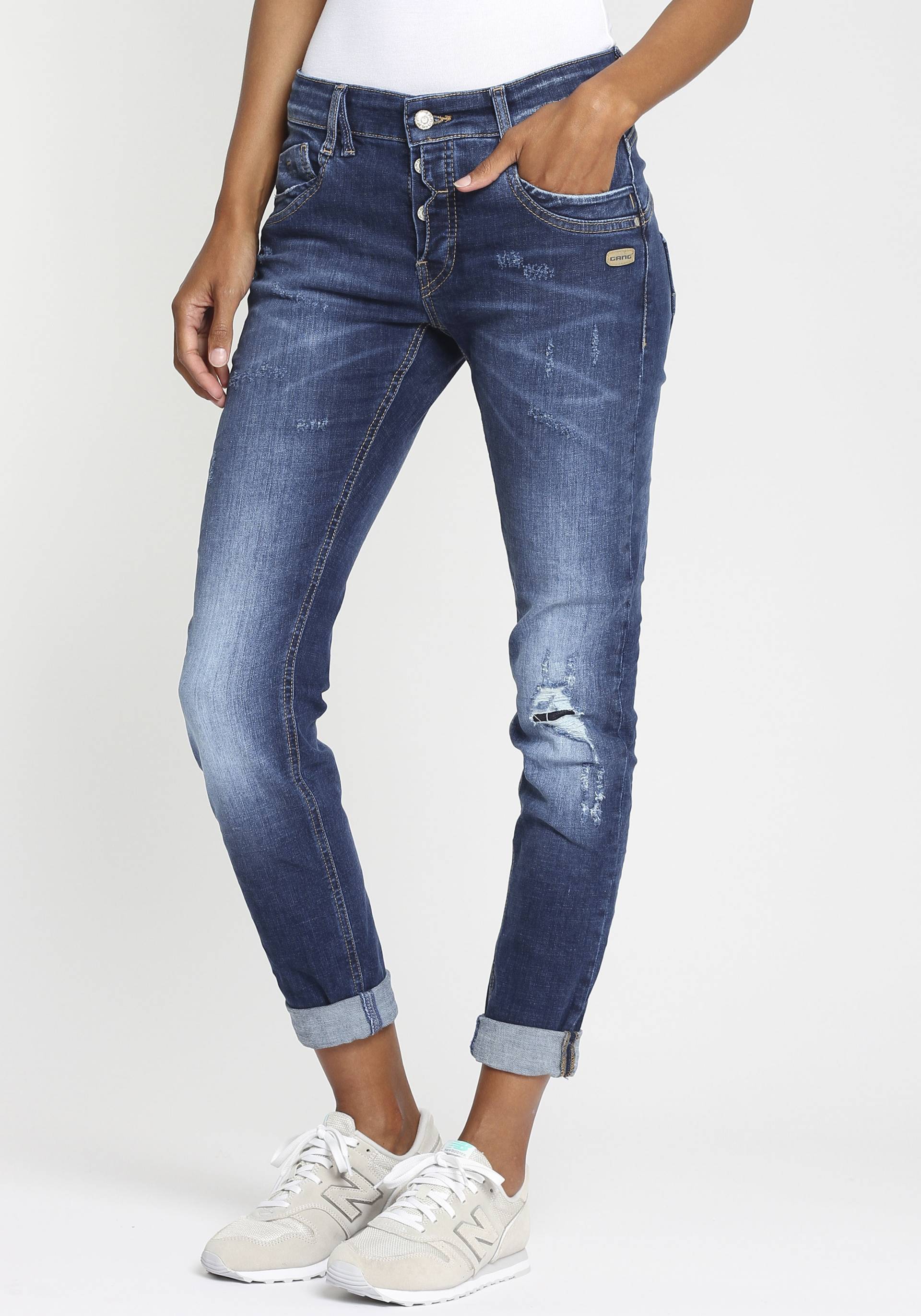 GANG Relax-fit-Jeans »94GERDA«, mit halb offener Knopfleiste GANG Relax-fit-Jeans »94GERDA«, mit halb offener Knopfleiste von GANG
