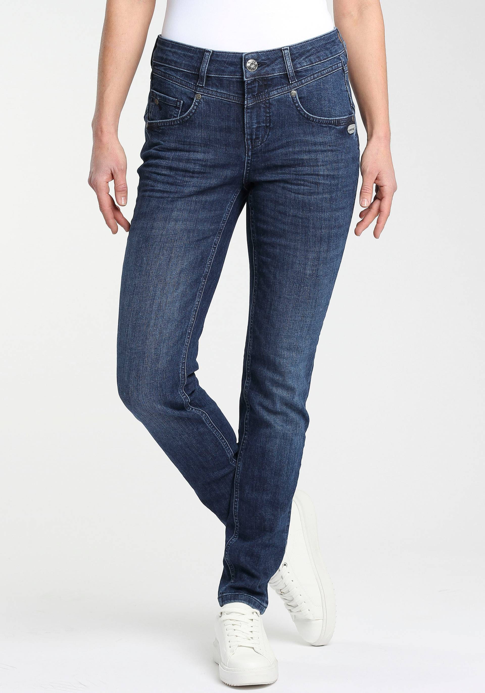 GANG Skinny-fit-Jeans »94MARISSA«, mit modischer V-Passe vorn & hinten von GANG